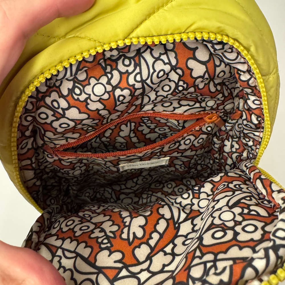 Vera Bradley Mustard Quilted Backpack - Picture 3 of 6